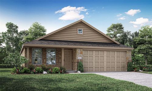 New construction Single-Family house 11915 Hermosa Lane, Justin, TX 76078 AGORA III - photo 0