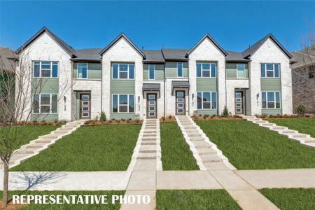 New construction Townhouse house 1077 Carnation Drive, Crowley, TX 76036 Alexander - Modern- photo 0