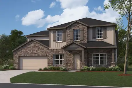 New construction Single-Family house 20008 Schatz Wy, Manor, TX 78653 plan Lavon - image