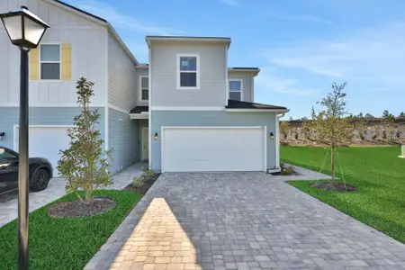 New construction Townhouse house 185 Wood Breeze Wy, St. Augustine, FL 32092 plan Wingate - image