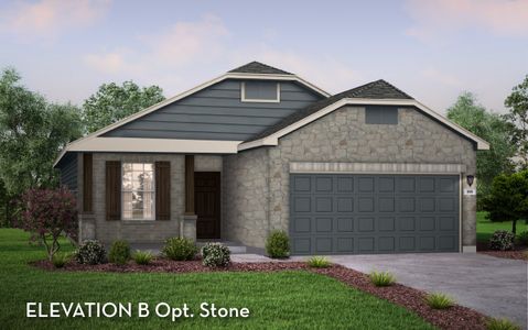 New construction Single-Family house 5202 Arwen Cavern, San Antonio, TX 78073 plan Leon - image