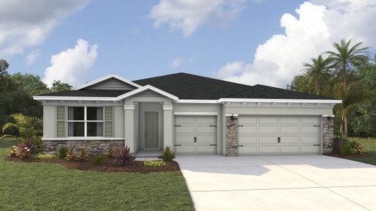 New construction Single-Family house 10433 Woodland Garden Wy, Parrish, FL 34219 plan Camden - image