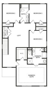 New construction Single-Family house 360 Vickers Rd, Fairburn, GA 30213 plan The Franklin II - image 4