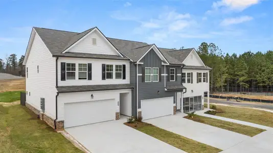 New construction Townhouse house 6322 Rosetta Dr, Unit 1, South Fulton, GA 30331 Edmund- photo 0 0