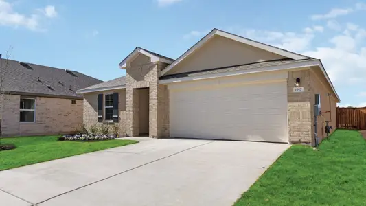 New construction Single-Family house 1837 Side Buster Trl, Leander, TX 78641 plan The Irvine - image