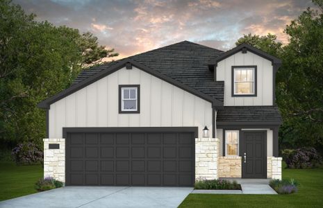 New construction Single-Family house 8160 Smithers, San Antonio, TX 78252 plan Fentress - image