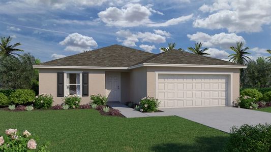 New construction  house 6020 Pat Ave N, Lehigh Acres, FL 33971 plan Queen - image