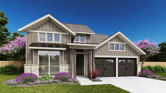 New construction Single-Family house 1912 Bighorn Trl, New Braunfels, TX 78132 plan 2504E - image
