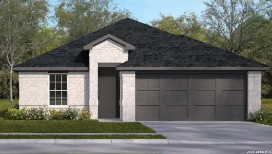 New construction Single-Family house 21130 Millstream Bnd, San Antonio, TX 78266 plan 1924 The Gregg - Elev A - image