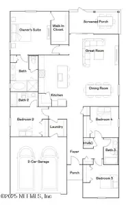 New construction Single-Family house 25 Neighbor Ct, St. Augustine, FL 32092 plan TREVI II - image
