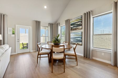 Breakfast Nook in the Winters home plan by Trophy Signature Homes