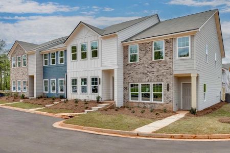 New construction Townhouse house 6126 Vaughnmere Wy, Douglasville, GA 30135 plan Cedar - image