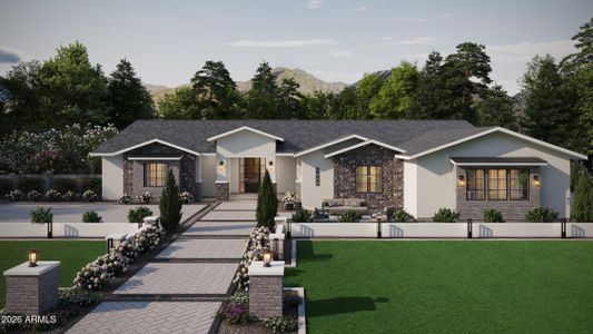 New construction Single-Family house 2998 W Foxtrot Trl, Queen Creek, AZ 85144 - image
