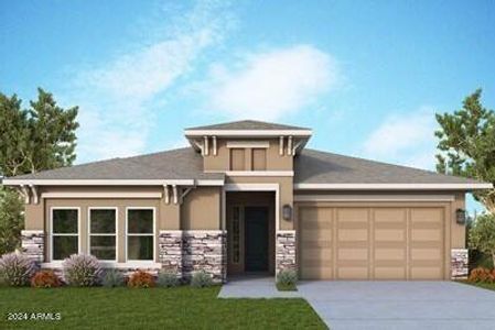 New construction Single-Family house 21389 W Hillcrest Blvd, Buckeye, AZ 85396 The Wonderment- photo 0 0