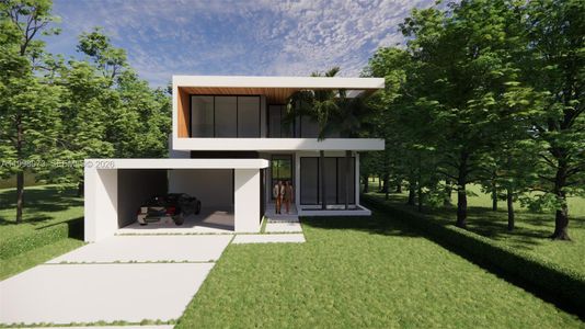 New construction Single-Family house 3983 Kumquat Ave, Miami, FL 33133 - image
