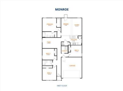 New construction Single-Family house 832 Eagles Nest Dr, Cleburne, TX 76031 plan Monroe - image