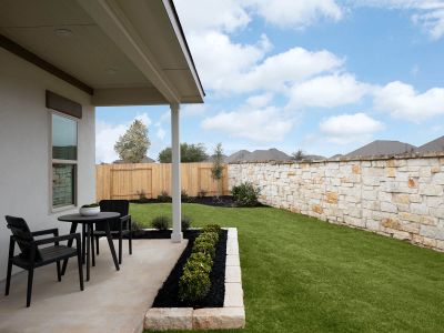 Soak up the morning sun from the outdoor living space.