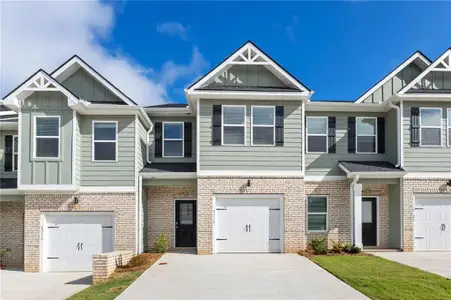 New construction Townhouse house 8318 Columbia Ct, Palmetto, GA 30268 plan Jasmine - image
