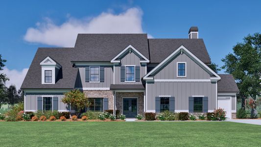 New construction Single-Family house 600 Whiporwill Cv, Monroe, GA 30655 plan (GA)The Woodmont | Side Entry - image