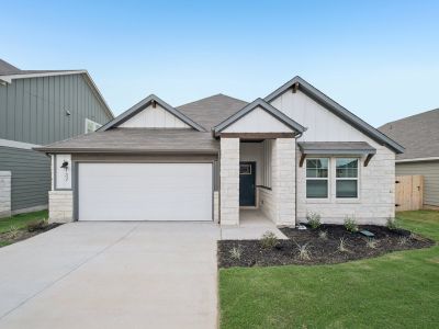 New construction Single-Family house 137 Bonnellis Roost, Cedar Creek, TX 78612 The Henderson (404)- photo 0