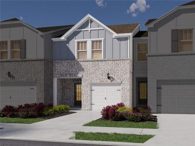 New construction Townhouse house 3368 Brooks Lake Dr, Loganville, GA 30052 - image