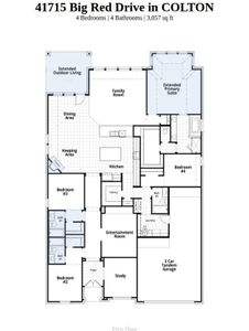 New construction Single-Family house 41715 Big Red Dr, Todd Mission, TX 77316 plan Bradford - image