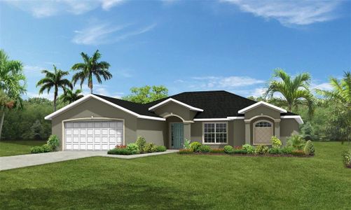 New construction Single-Family house 111 Bird Of Paradise Drive, Palm Coast, FL 32137 Magnolia- photo 0