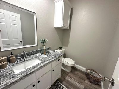 Half bath in hallway