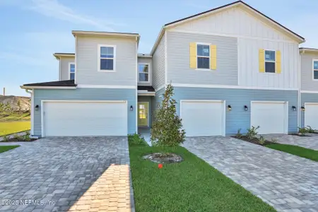 New construction Townhouse house 177 Wood Breeze Wy, St. Augustine, FL 32092 plan Eagle - Townhomes - image