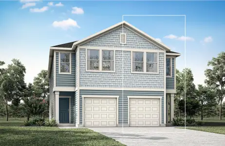 New construction Townhouse house 3797 Baxley Villas Ct, Middleburg, FL 32068 plan Driftwood - image