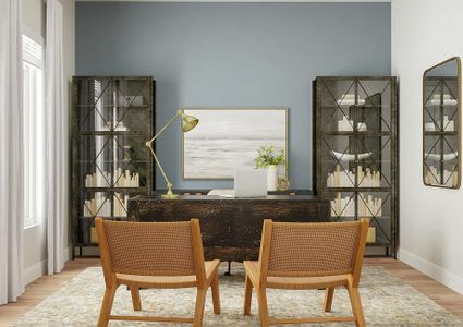 New construction Single-Family house 9520 Petrichor Blvd, Manor, TX 78653 plan Mantle - image 9