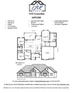 New construction Single-Family house 1153 Gonzollas Road, Springtown, TX 76082 - photo 0