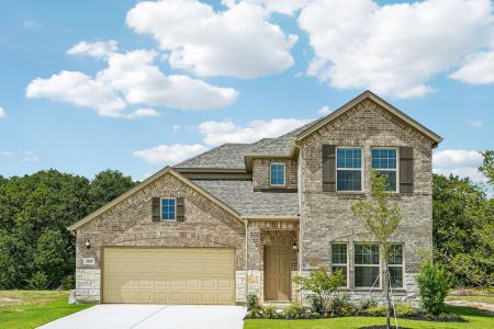 New construction Single-Family house 3205 Royal Forest Dr, Denton, TX 76208 plan Livingston - 40' Smart Series - image