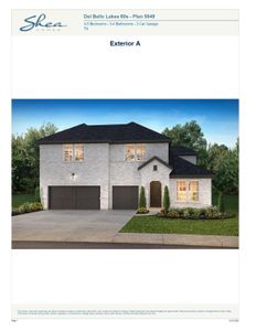 New construction Single-Family house 5219 Timpson Dr, Manvel, TX 77578 plan 5049 Elevation A - image