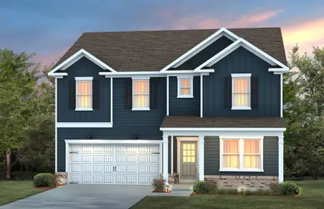 New construction Single-Family house 508 Foxfield Wy, Fuquay Varina, NC 27526 plan Hampton - image