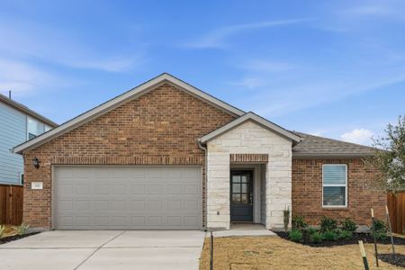 New construction Single-Family house 100 Childress St, Hutto, TX 78634 plan Bluejay - image