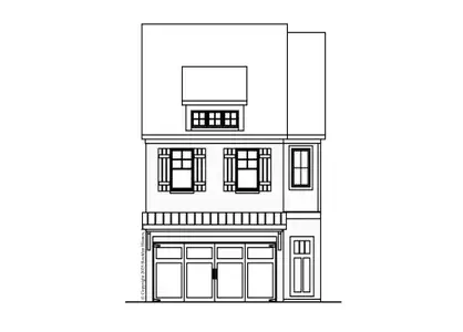 New construction Townhouse house 1584 Old Salem Road SE, Conyers, GA 30013 plan Redland - image 2