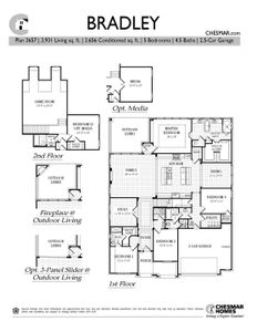 New construction Single-Family house 18808 Hopper Ln, Austin, TX 78738 plan Bradley - image