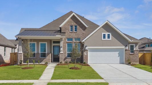 New construction Single-Family house 12222 Denham Dr, Mont Belvieu, TX 77523 plan Brentwood - image