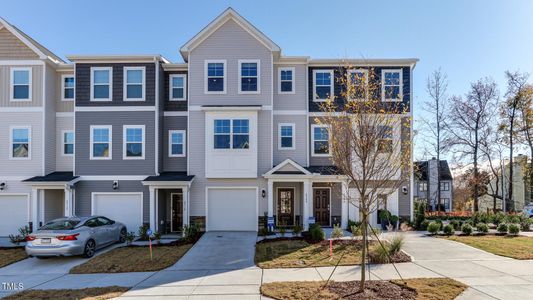 New construction Townhouse house 339 Carova Bend, Apex, NC 27539 Mitchell II- photo 0