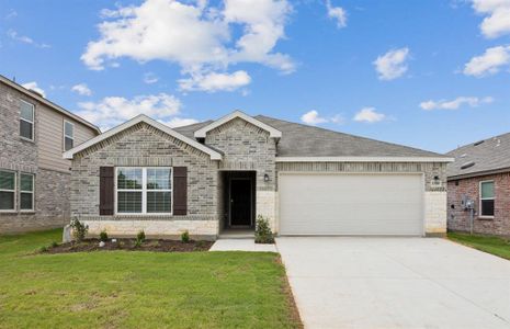 New construction Single-Family house 1709 Village Creek Lane, Denton, TX 76208 Rayburn- photo 0