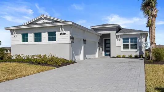 New construction Single-Family house 14518 Woodland Preserve Trl, Parrish, FL 34219 plan Laura - image