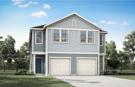 New construction Townhouse house 3797 Baxley Villas Ct, Middleburg, FL 32068 plan Driftwood - image
