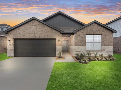 New construction Single-Family house 11877 Whirlaway Drive, Willis, TX 77318 Brazos- photo 0