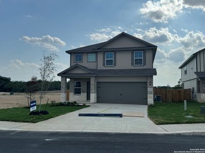 New construction Single-Family house 15623 Mint Patch Meadow, Von Ormy, TX 78073 The Madison- photo 0