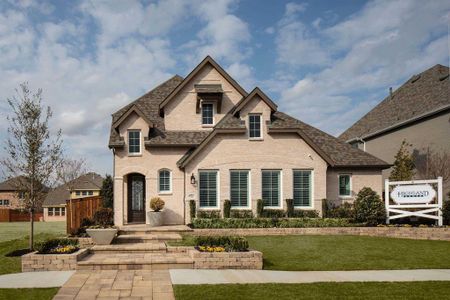 New construction Single-Family house 1921 Calumet Dr, Aubrey, TX 76227 Ellington Plan- photo 0