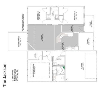New construction Single-Family house 166 Lost Maples Wy, Marion, TX 78124 plan Jackson - image 5