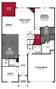 Beazer Homes Stark Farms Cascade Floorplan.