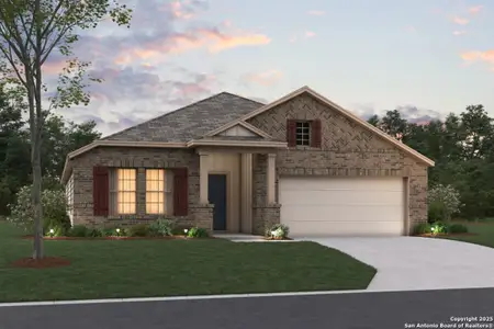New construction Single-Family house 1177 Limestone Rdg, Seguin, TX 78155 plan Balboa - image