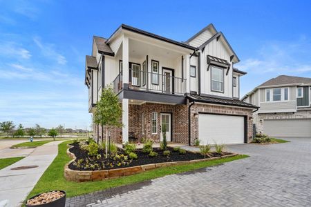 New construction Single-Family house 10814 Day Jassamine Wy, Cypress, TX 77433 plan Springfield – Courtyard Collection - image